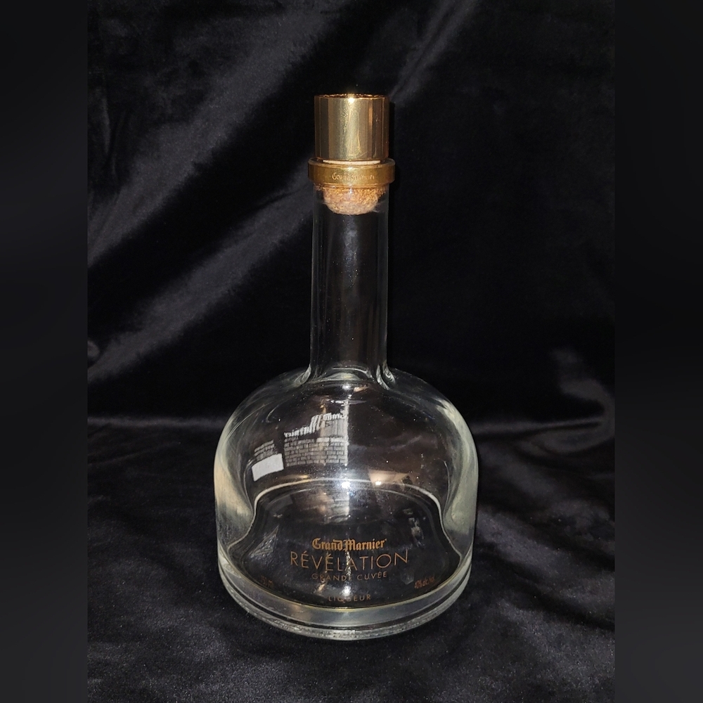 Grand Marnier Revelation Grande Cuvée Empty Bottle with 2 Stoppers